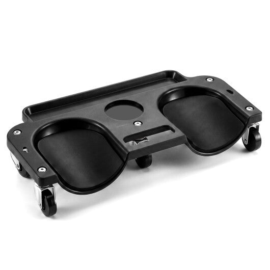 Rolling Knee Creeper with 360 Swivel Casters Lightweight Kneeling Pads-Black LuxuryLifeWay Online Store