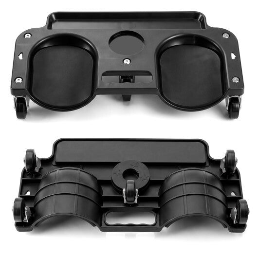 Rolling Knee Creeper with 360 Swivel Casters Lightweight Kneeling Pads-Black LuxuryLifeWay Online Store