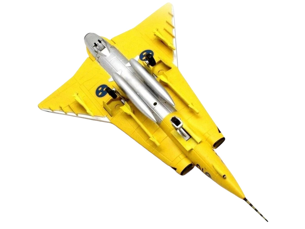 Saab J35J Draken Fighter Aircraft "43-10 3 "Johan Gul" Squadron 10 Wing Final Flight Livery" (1997) Swedish Air Force 1/72 Diecast Model Airplane by Aviation 72 LuxuryLifeWay Online Store