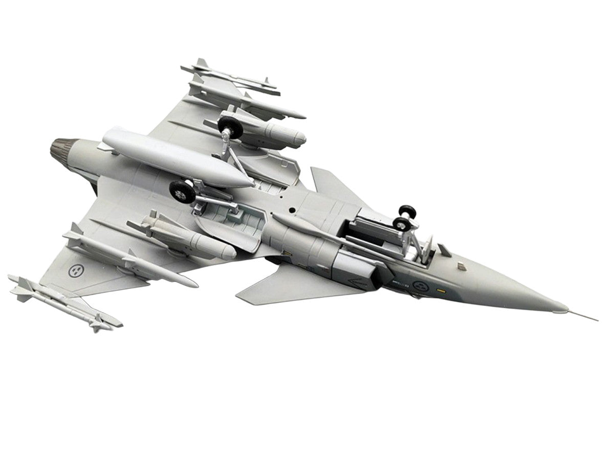 Saab JAS 39A Gripen Fighter Aircraft "17 Wing 60th Anniversary Livery Ronneby Air Show" (2004) Swedish Air Force 1/72 Diecast Model Airplane by Aviation 72 LuxuryLifeWay Online Store