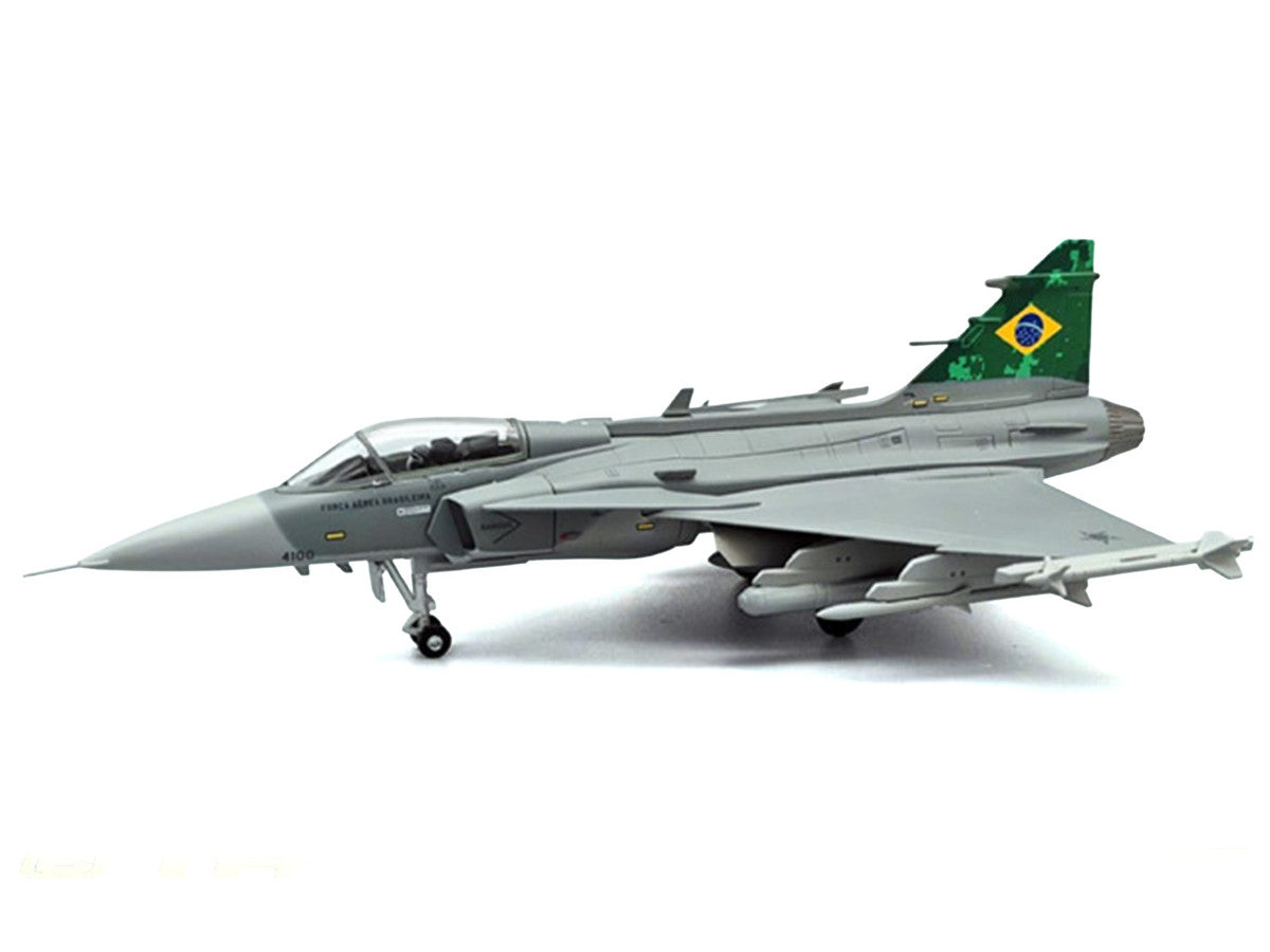 Saab JAS 39E Gripen Fighter Aircraft "Brazilian Air Force" 1/72 Diecast Model Airplane by Aviation 72 LuxuryLifeWay Online Store