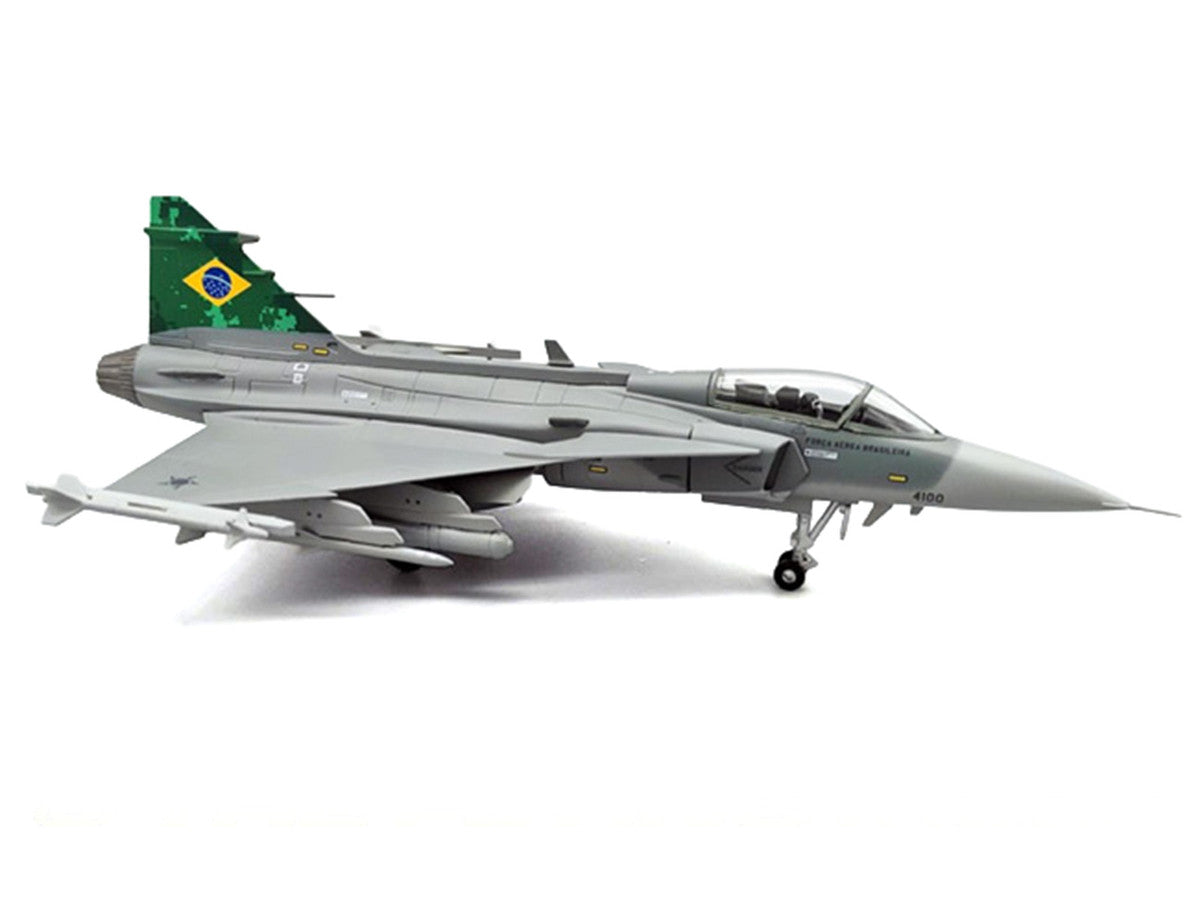 Saab JAS 39E Gripen Fighter Aircraft "Brazilian Air Force" 1/72 Diecast Model Airplane by Aviation 72 LuxuryLifeWay Online Store