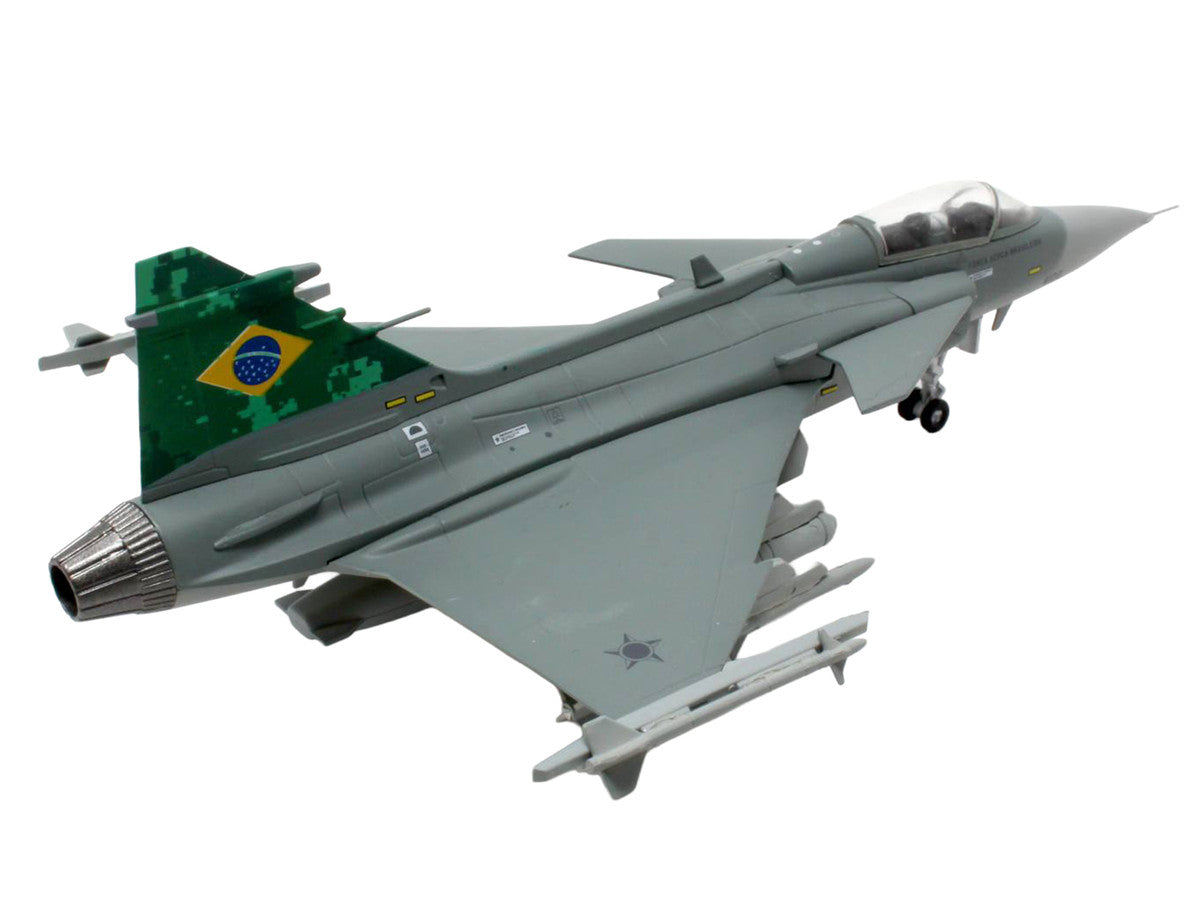 Saab JAS 39E Gripen Fighter Aircraft "Brazilian Air Force" 1/72 Diecast Model Airplane by Aviation 72 LuxuryLifeWay Online Store