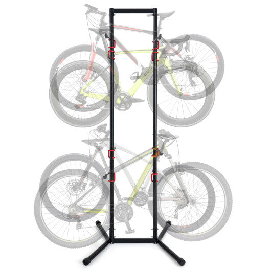 Adjustable Bike Storage Rack with Vertical Stand for 4 Bikes and Garage LuxuryLifeWay Online Store