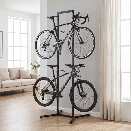 Adjustable Bike Storage Rack with Vertical Stand for 4 Bikes and Garage LuxuryLifeWay Online Store