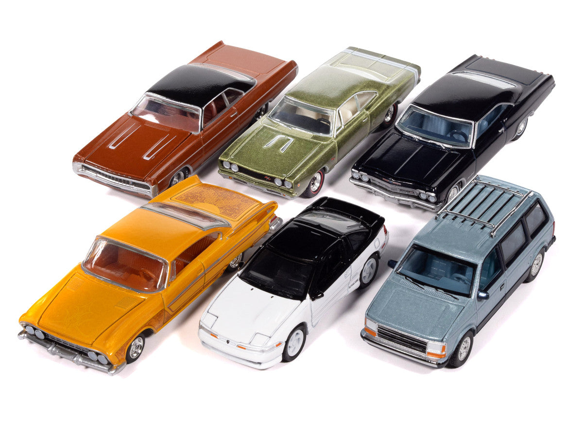 Auto World Premium 2025 Release 2 Set A of 6 pieces 1/64 Diecast Model Cars by Auto World LuxuryLifeWay Online Store