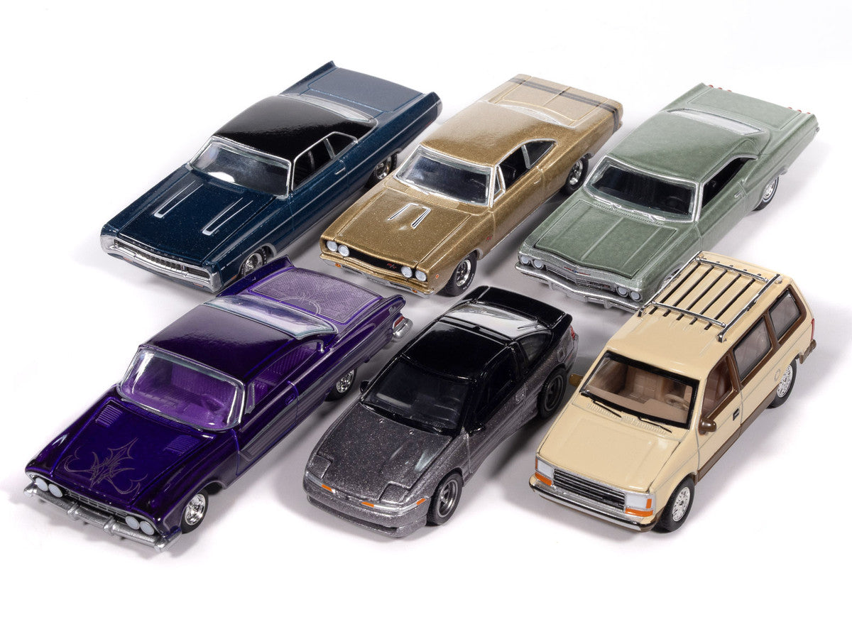 Auto World Premium 2025 Release 2 Set B of 6 pieces 1/64 Diecast Model Cars by Auto World LuxuryLifeWay Online Store