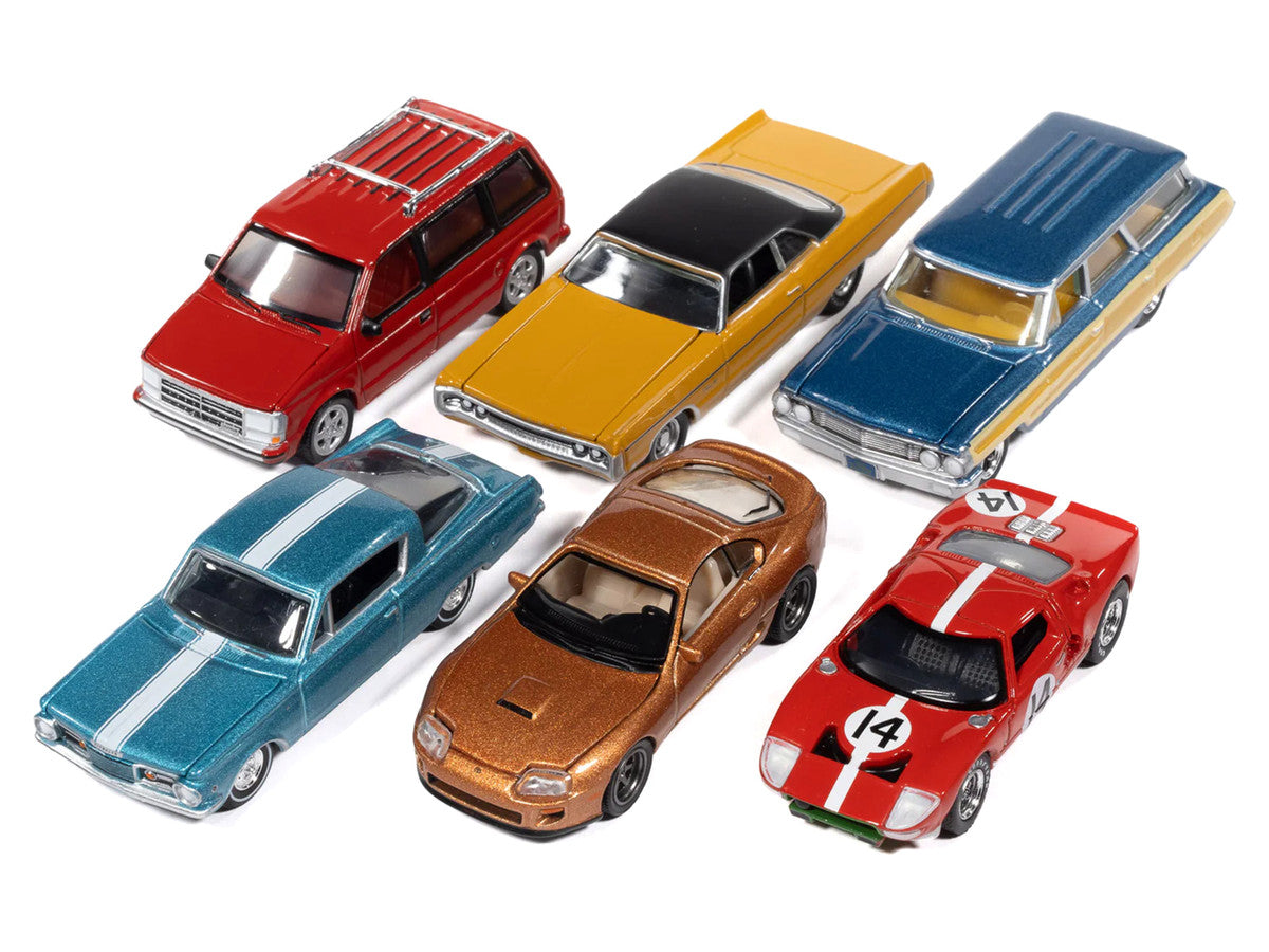 Auto World Premium 2025 Release 3 Set A of 6 pieces 1/64 Diecast Model Cars by Auto World LuxuryLifeWay Online Store