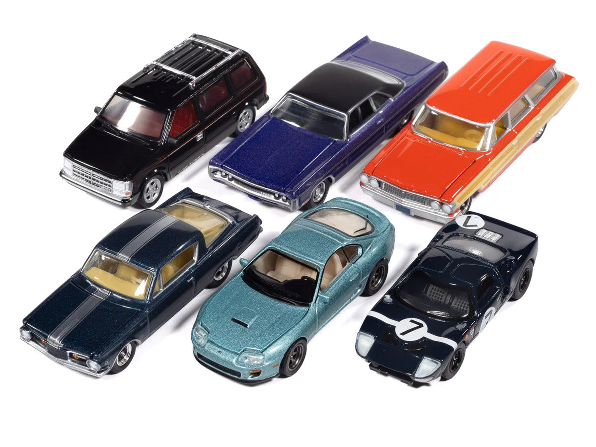 Auto World Premium 2025 Release 3 Set B of 6 pieces 1/64 Diecast Model Cars by Auto World LuxuryLifeWay Online Store