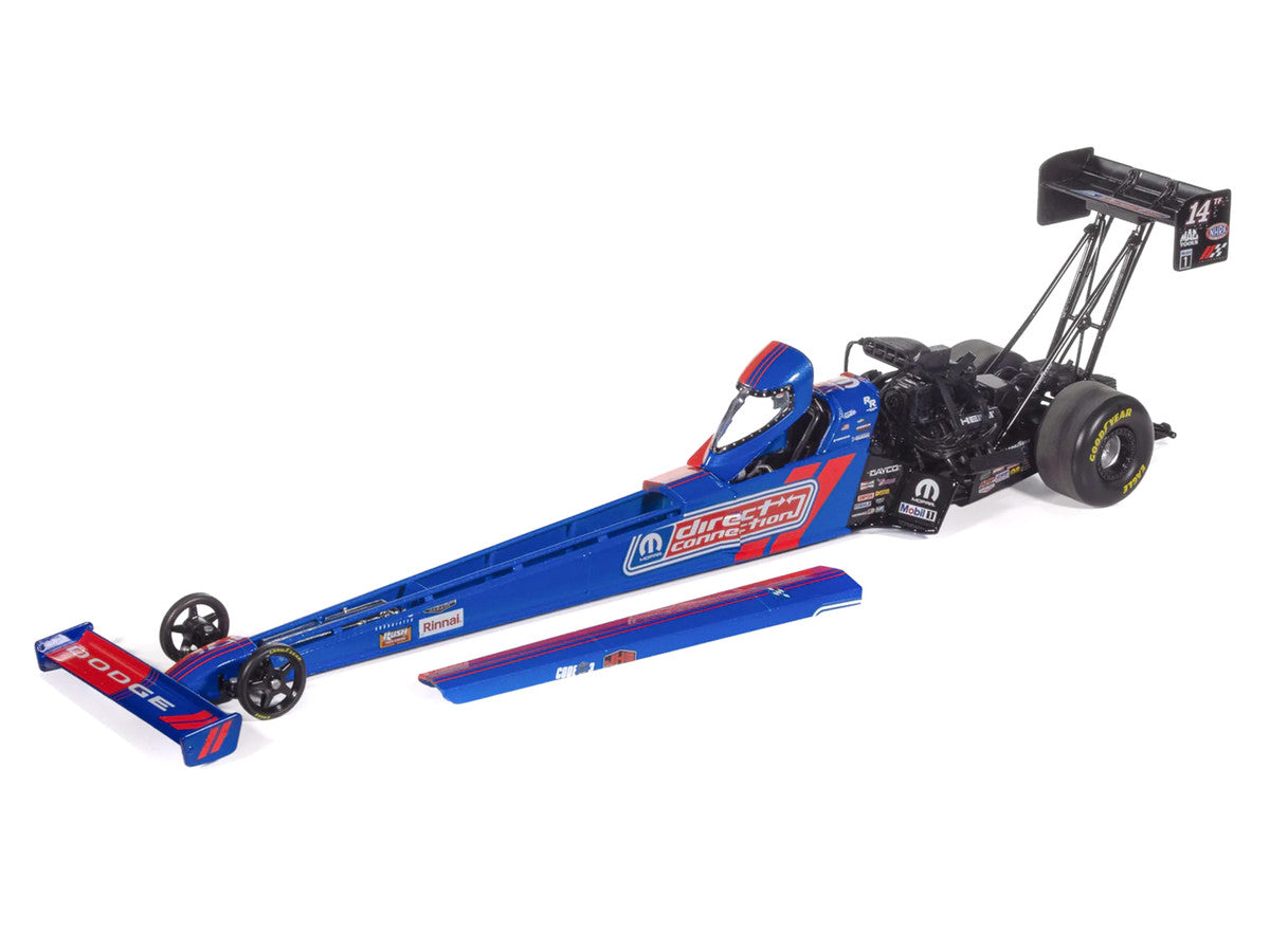 NHRA TFD (Top Fuel Dragster) #14TF Tony Stewart "MOPAR Direct Connection" Blue and Red (2025) 1/24 Diecast Model by Auto World LuxuryLifeWay Online Store