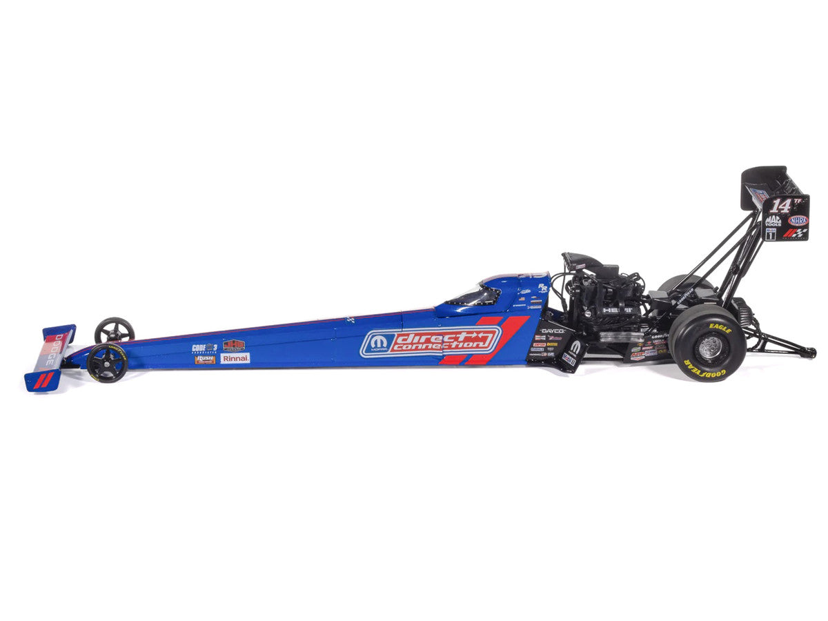 NHRA TFD (Top Fuel Dragster) #14TF Tony Stewart "MOPAR Direct Connection" Blue and Red (2025) 1/24 Diecast Model by Auto World LuxuryLifeWay Online Store