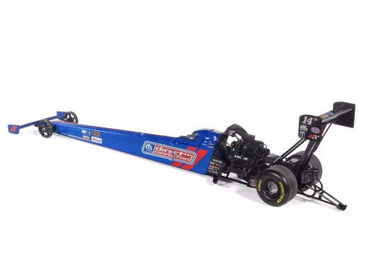 NHRA TFD (Top Fuel Dragster) #14TF Tony Stewart "MOPAR Direct Connection" Blue and Red (2025) 1/24 Diecast Model by Auto World LuxuryLifeWay Online Store