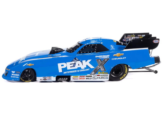 Chevrolet Camaro SS NHRA Funny Car Jack Beckman "Peak" (2025) "John Force Racing" Limited Edition 1/24 Diecast Model by Auto World LuxuryLifeWay Online Store