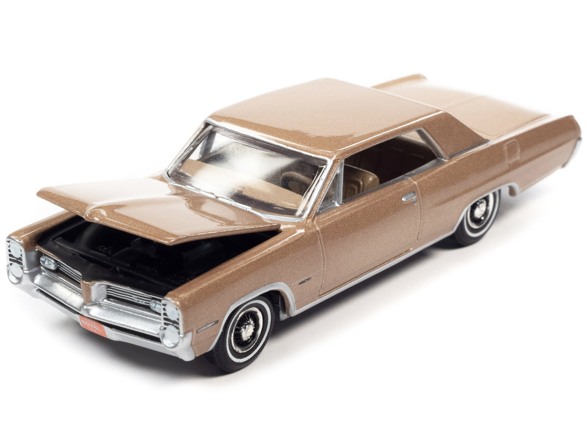 1964 Pontiac Grand Prix Royal Bobcat Saddle Bronze Metallic "Vintage Muscle" Limited Edition 1/64 Diecast Model Car by Auto World LuxuryLifeWay Online Store