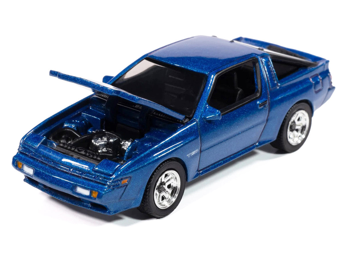 1988 Chrysler Conquest TSi Bright Blue Metallic "Modern Muscle" Series 1/64 Diecast Model Car by Auto World LuxuryLifeWay Online Store