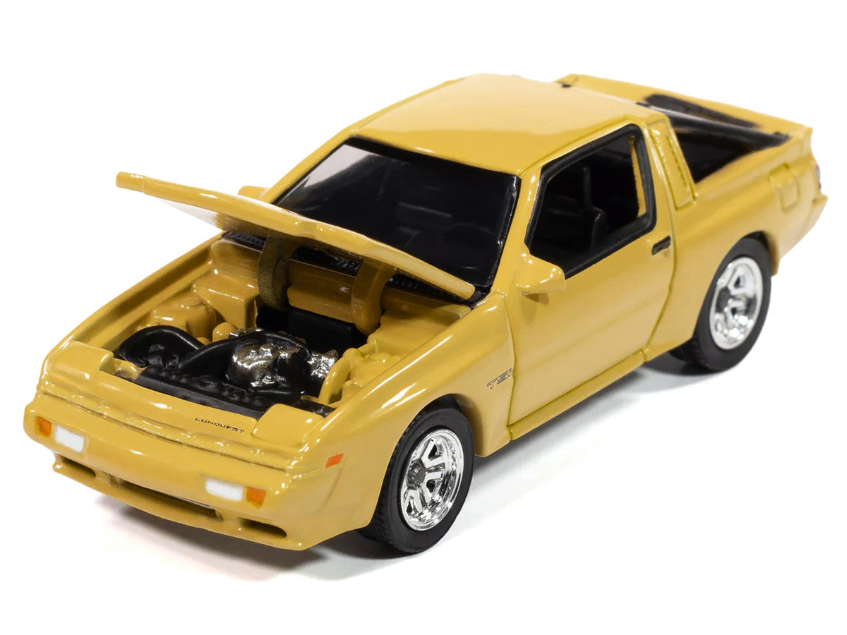 1988 Chrysler Conquest TSi San Marino Yellow "Modern Muscle" Series 1/64 Diecast Model Car by Auto World LuxuryLifeWay Online Store