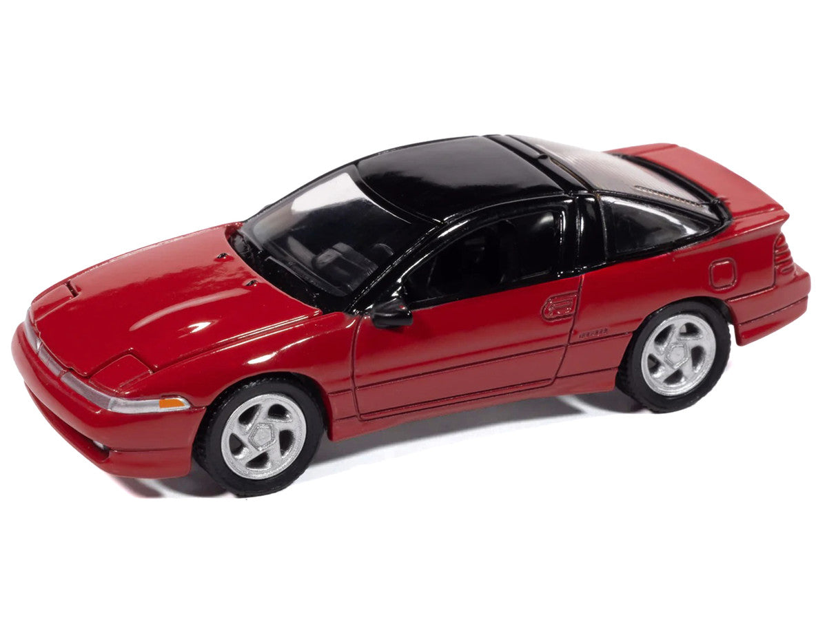 1991 Mitsubishi Eclipse GSX Maranello Red with Black Top "Import Legends" Series 1/64 Diecast Model Car by Auto World LuxuryLifeWay Online Store