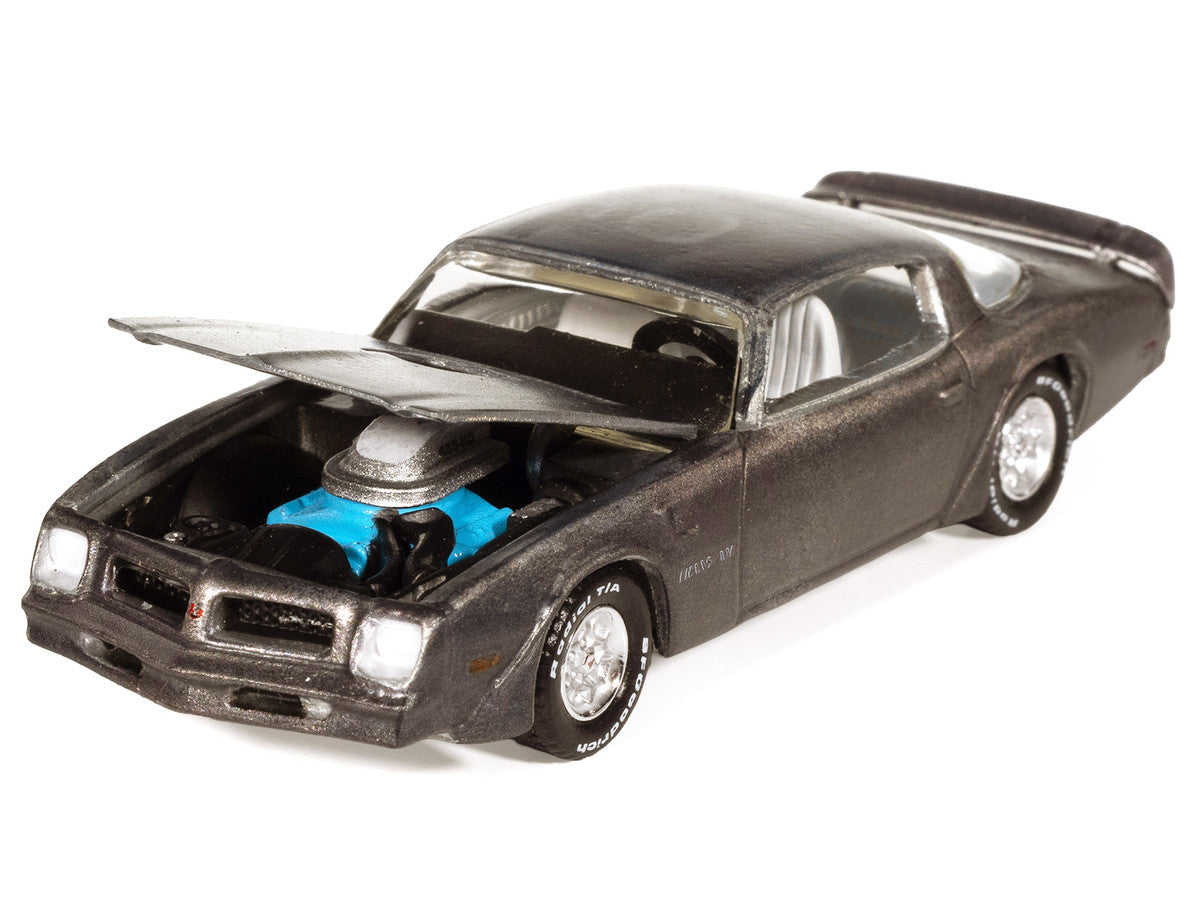 1976 Pontiac Firebird T/A "Barn Finds" Gray Metallic (Weathered) with White Interior "Big Country Collectibles" 2025 Series 1/64 Diecast Model Car by Auto World LuxuryLifeWay Online Store