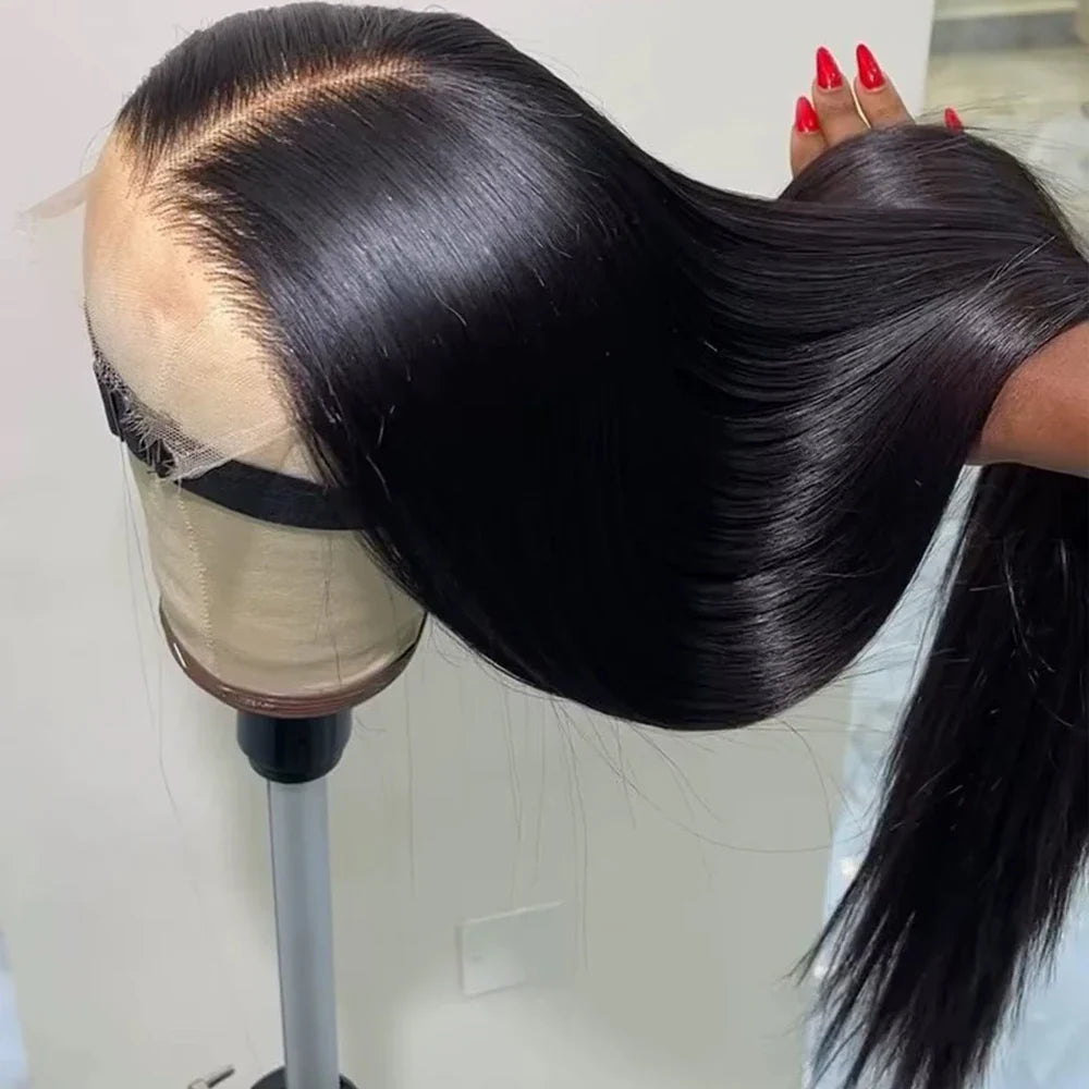 Straight Lace Front Wigs Human Hair 250% Density 13x4 Full Frontal Transparent HD Lace Wig Glueless Wigs 13x6 Lace Frontal Wigs LadyShow.Store