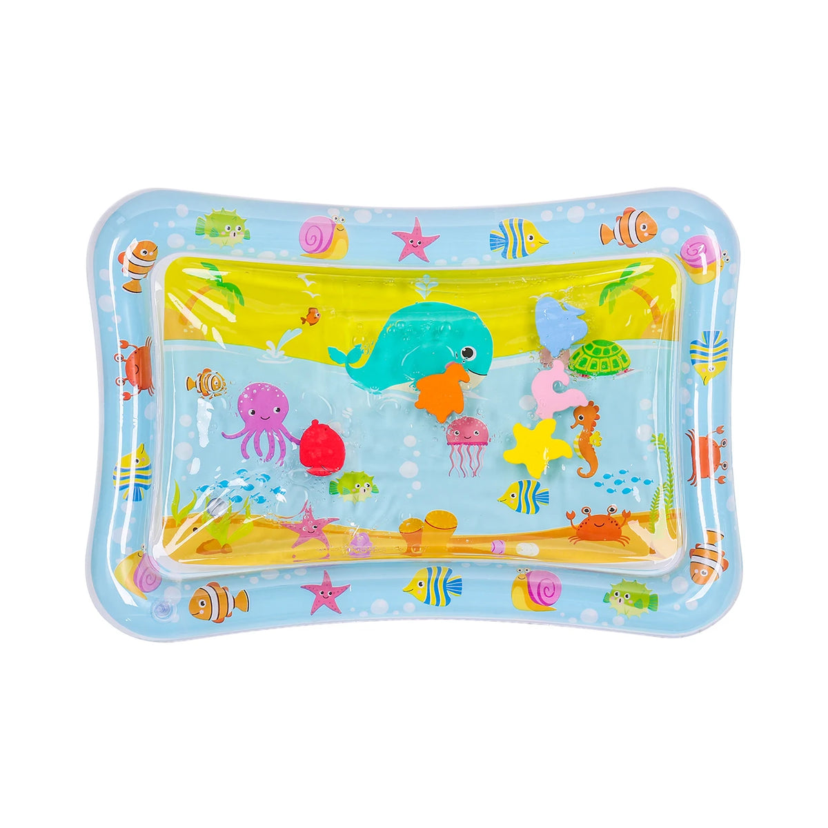 1PC Pet Water Play Mat Interactive Cat Toy Inflatable Sensory Splash Mat for Cats Dogs Indoor Enrichment Exercise Training Toy Pi-Mart