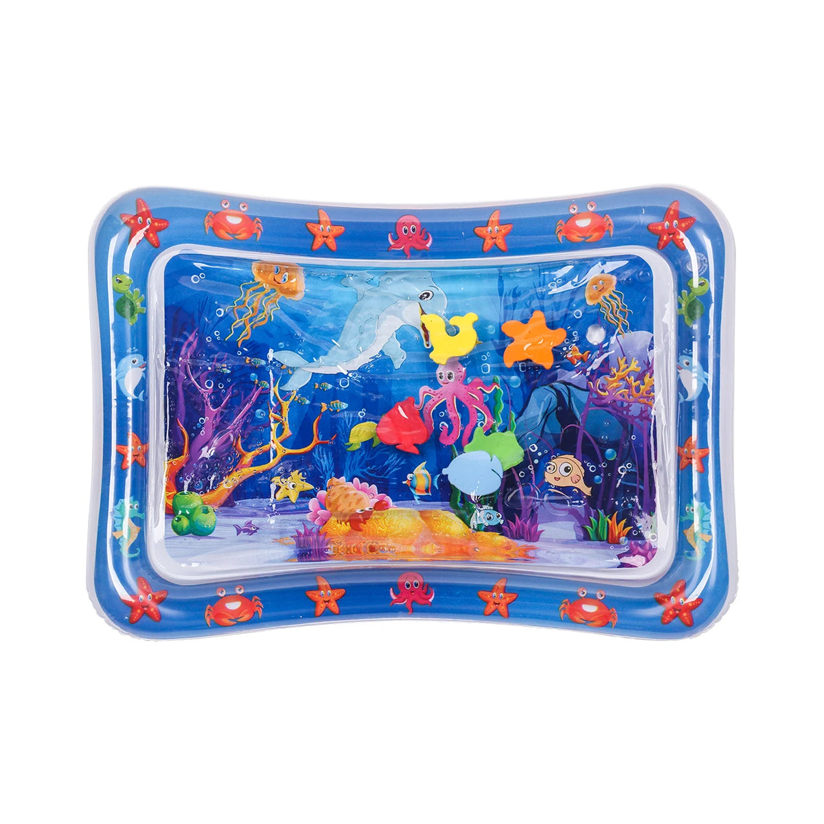 1PC Pet Water Play Mat Interactive Cat Toy Inflatable Sensory Splash Mat for Cats Dogs Indoor Enrichment Exercise Training Toy Pi-Mart