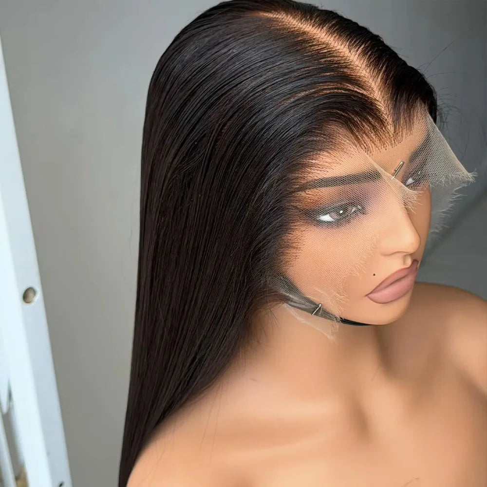 Straight Lace Front Wigs Human Hair 250% Density 13x4 Full Frontal Transparent HD Lace Wig Glueless Wigs 13x6 Lace Frontal Wigs LadyShow.Store