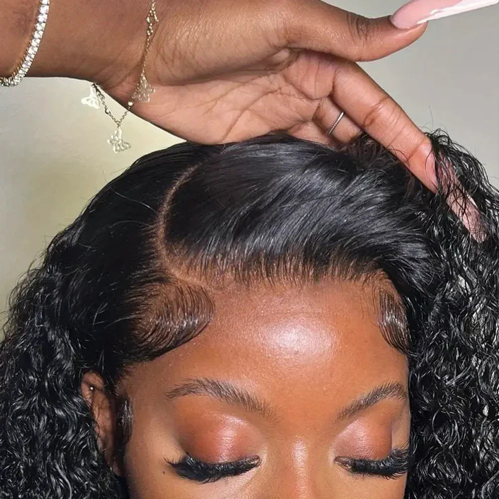 250% Density Glueless Deep Curly Wave Wig Ready To Wear 5x5 HD Lace Closure Wig Pre Cut No Glue 13x4 13x6 Human Hair Wigs Women LadyShow.Store