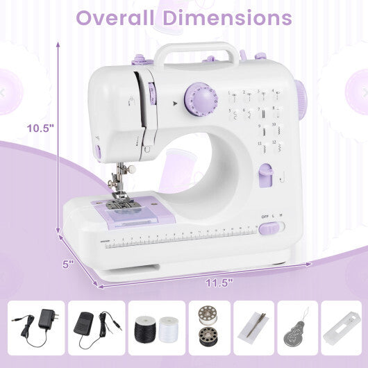 Sewing Machine and Table Set with Charging Station Folding Craft Desk and Beginner Sewing Machine LuxuryLifeWay Online Store