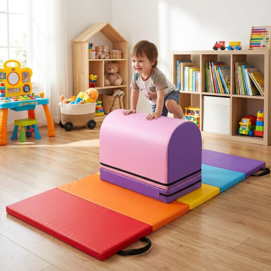 Yoga Set: Gymnastics Vaulting Box + Gymnastics Mat LuxuryLifeWay Online Store