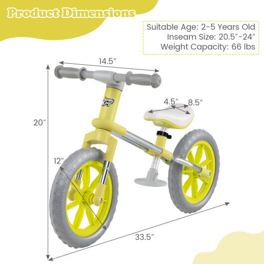 2-Piece Toddler Bike Set: Balance Bike & Tricycle with Basket LuxuryLifeWay Online Store