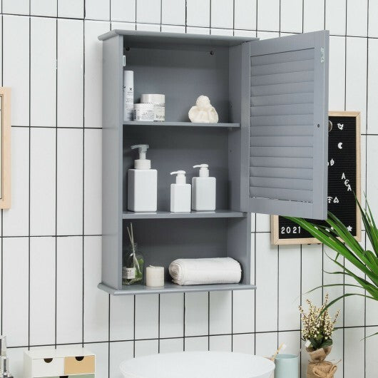 27.5 Inch H Wall Hanging Bathroom Storage Cabinet