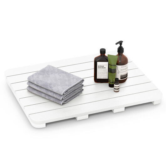 Waterproof HIPS Bath Spa Shower Mat with Non Slip Foot Pads-Brown LuxuryLifeWay Online Store