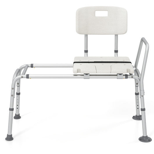 Sliding Tub Transfer Bench with Extra-Wide Seat for Elderly and Disabled LuxuryLifeWay Online Store