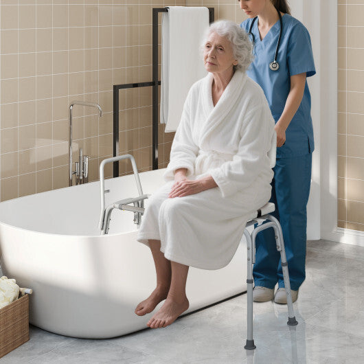 Sliding Tub Transfer Bench with Extra-Wide Seat for Elderly and Disabled LuxuryLifeWay Online Store