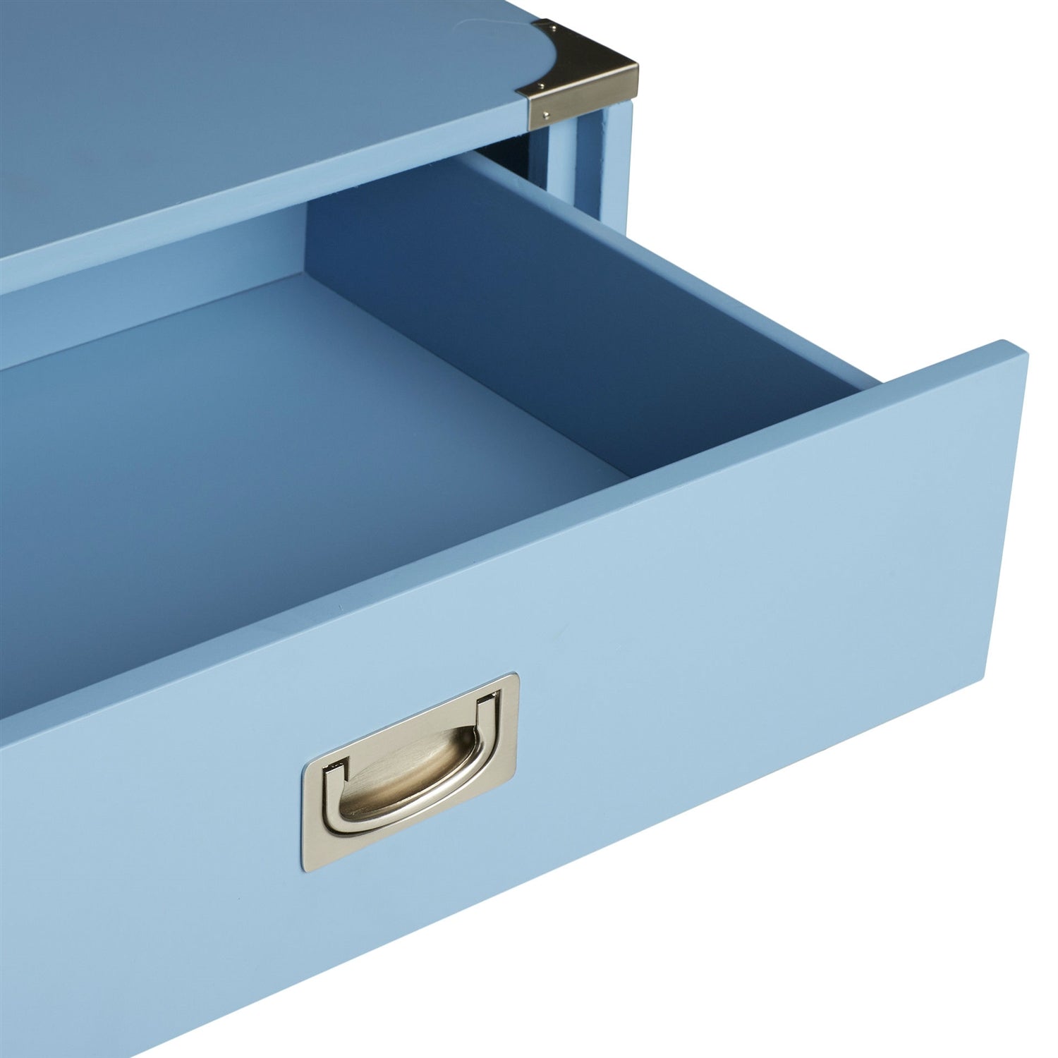 Modern 1-Drawer Bedroom Nightstand End Table in Blue Finish LuxuryLifeWay Online Store