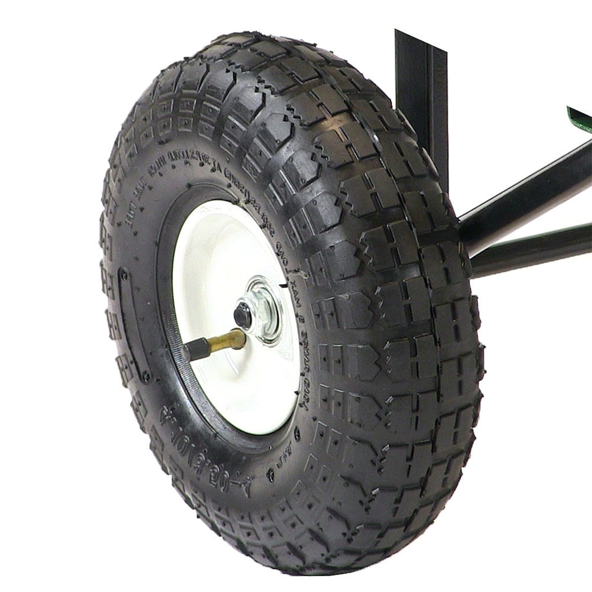 Heavy Duty Black Wheelbarrow Steel Log Garden Cart LuxuryLifeWay Online Store