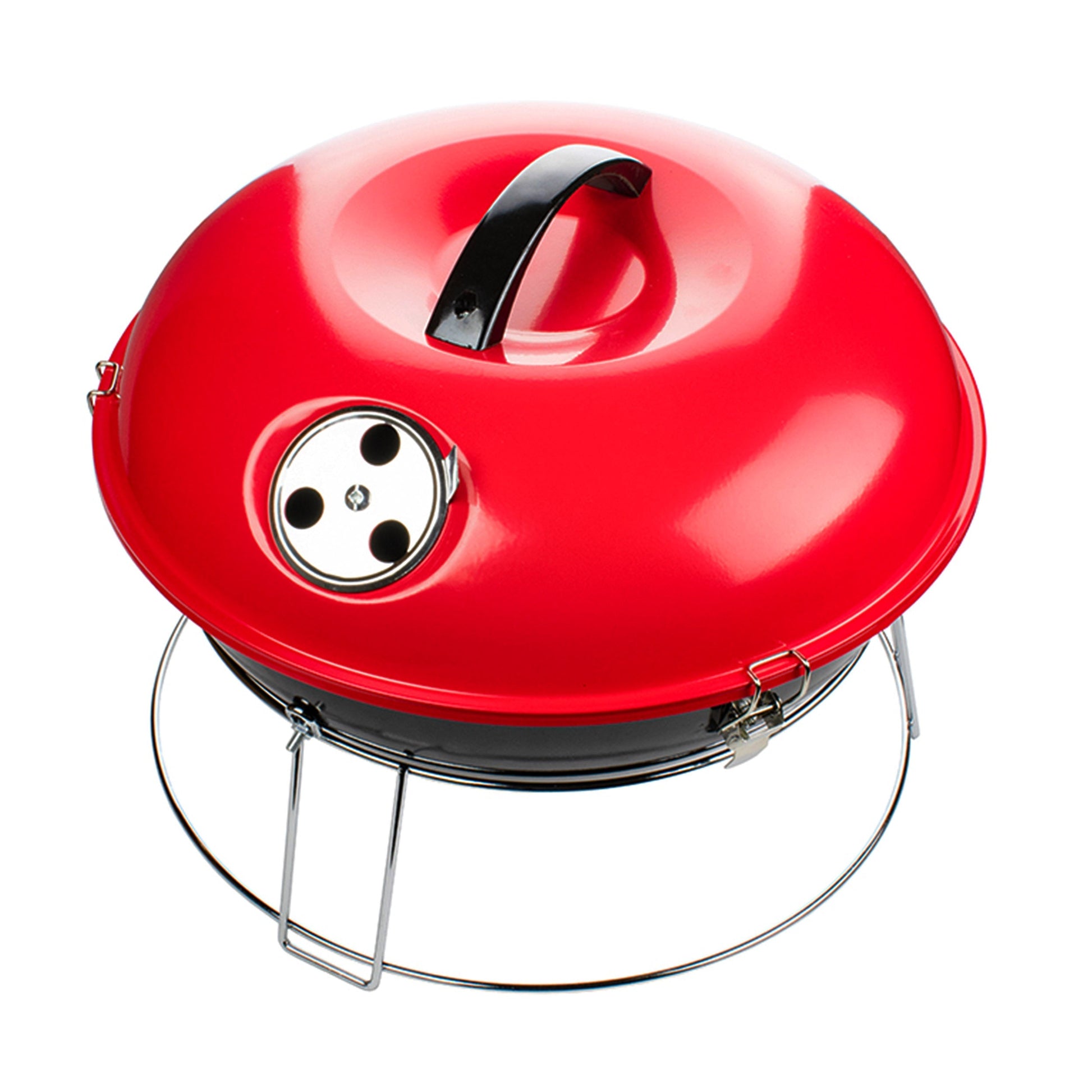 Brentwood 14 Inch Portable Charcoal BBQ Grill in Red LuxuryLifeWay Online Store