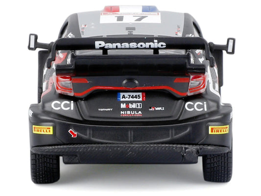 Toyota GR Yaris Rally1 Hybrid #17 Sebastien Ogier - Vincent Landais "Toyota Gazoo Racing WRT" "World Rally Championship" (2024) "Race" Series 1/43 Diecast Model Car by Bburago LuxuryLifeWay Online Store