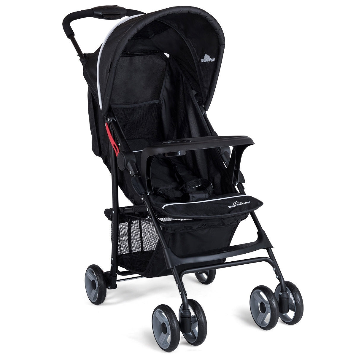 Toddler Travel Stroller for Airplane with Canopy and Adjustable Backrest-Black - Color: Black LuxuryLifeWay Online Store