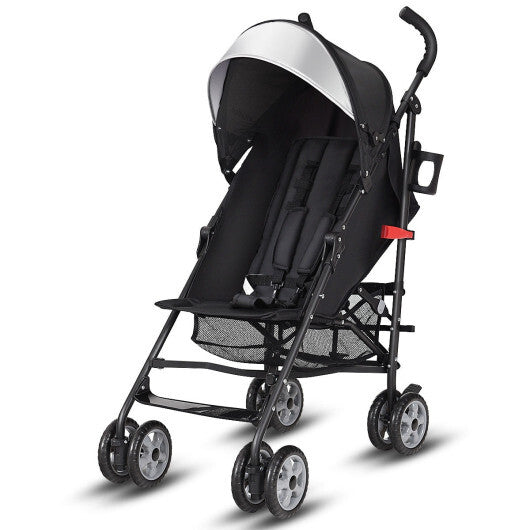 Folding Lightweight Baby Toddler Umbrella Travel Stroller-Black LuxuryLifeWay Online Store