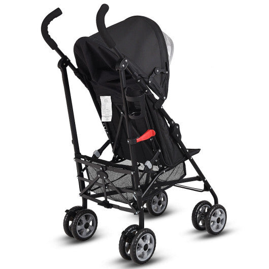 Folding Lightweight Baby Toddler Umbrella Travel Stroller-Black LuxuryLifeWay Online Store