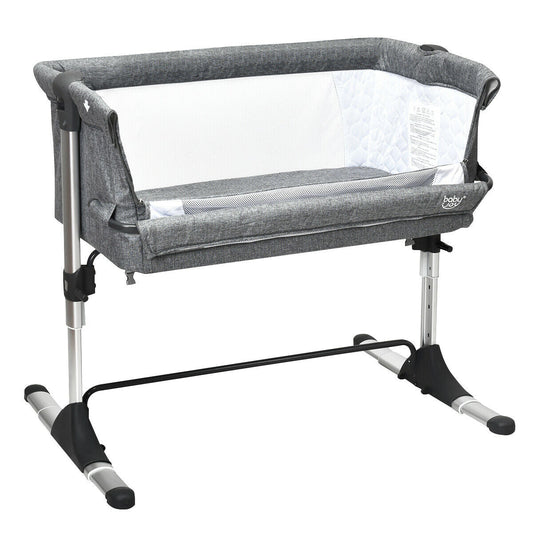 Travel Portable Baby Bed Side Sleeper  Bassinet Crib with Carrying Bag-Gray - Color: Gray LuxuryLifeWay Online Store