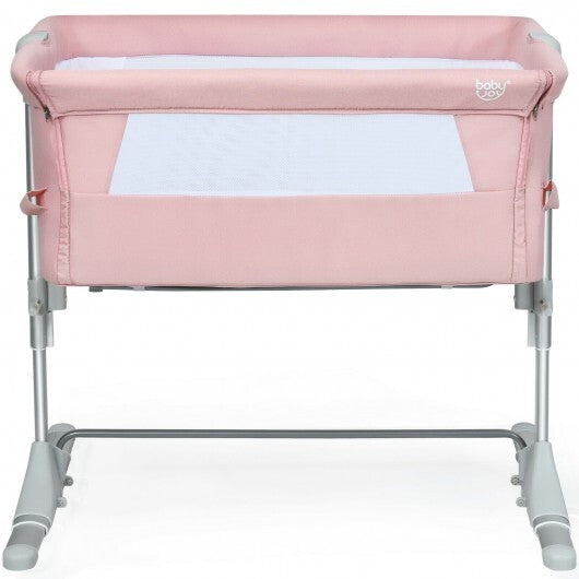 Travel Portable Baby Bed Side Sleeper  Bassinet Crib with Carrying Bag-Pink - Color: Pink LuxuryLifeWay Online Store