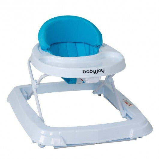 Adjustable Height Removable Folding Portable Baby Walker-Blue LuxuryLifeWay Online Store