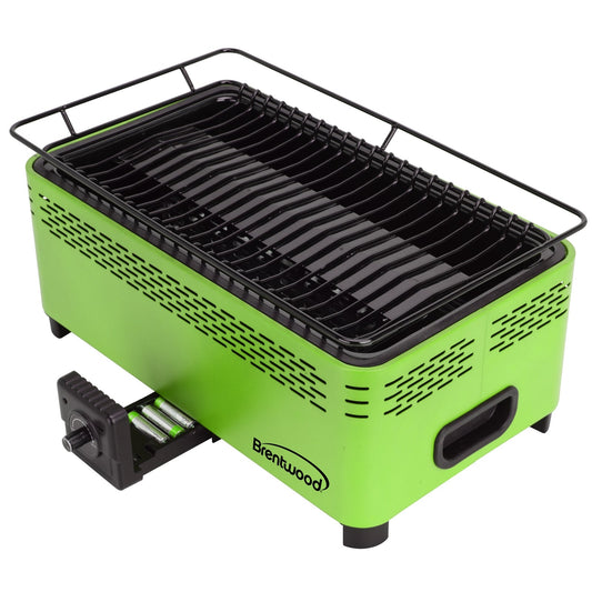Brentwood BBF-31G Non-Stick Smokeless Portable BBQ, Green LuxuryLifeWay Online Store