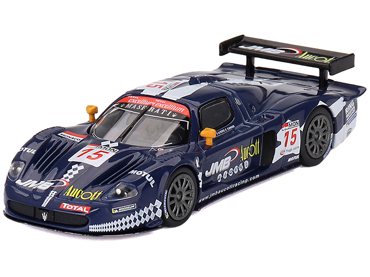 Maserati MC12 Competizione #15 Ben Aucott - Alain Ferte - Stephane Daoudi "JMB Racing" "24 Hours of Spa" (2008) 1/64 Diecast Model Car by BBR LuxuryLifeWay Online Store