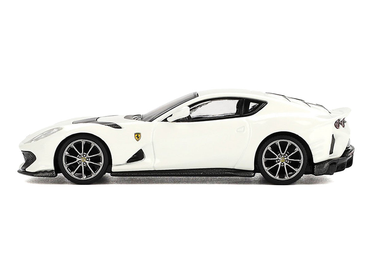 Ferrari 812 Competizione Bianco Avus White 1/64 Diecast Model Car by BBR LuxuryLifeWay Online Store