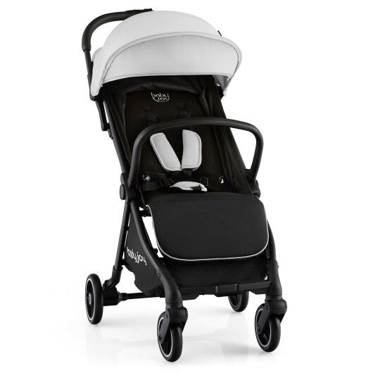One-Hand Folding Portable Lightweight Baby Stroller with Aluminum Frame-Gray - Color: Gray LuxuryLifeWay Online Store