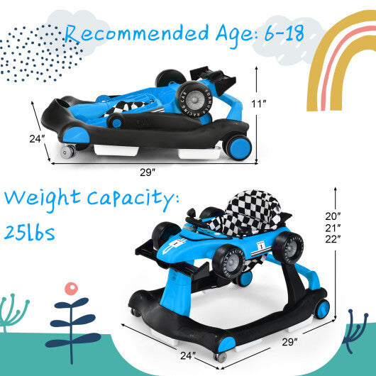 $79 5-in-1 Baby Walker with Adjustable Height and Speed LuxuryLifeWay Online Store