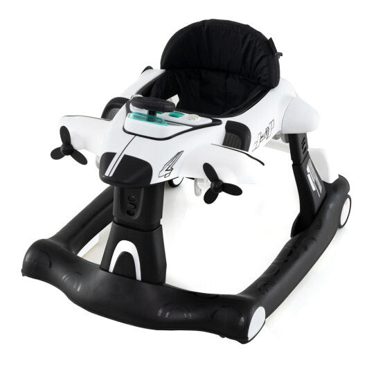 6-in-1 Baby Walker with Wheels and Detachable Play Platform for Kids Aged 6-18 Months Old-Red LuxuryLifeWay Online Store
